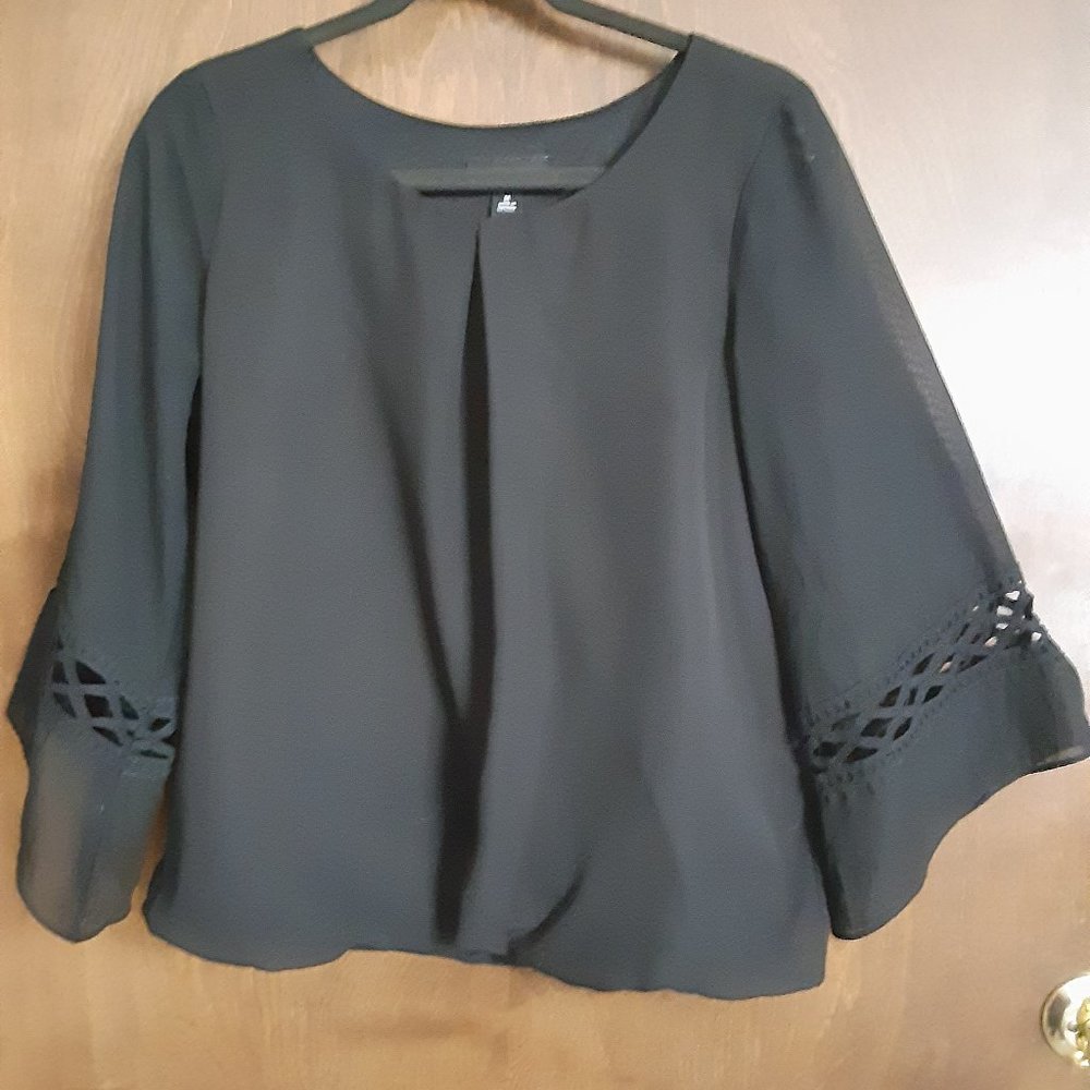 AGB/GEORGETTE BLOUSE/MEDIUM